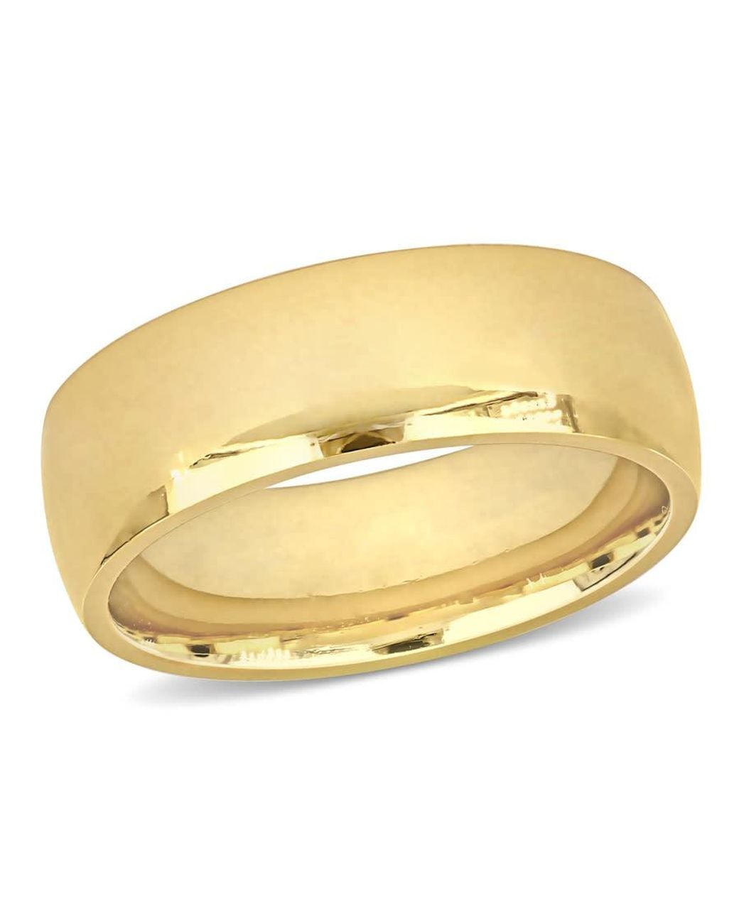 Amour Metallic 7.5Mm Finish Comfort Fit Wedding Band for men