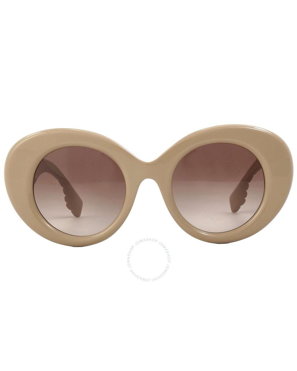 MARGOT SUNGLASSES BURBERRY MARGOT ブラウンオーバーサイズサングラスBE4370U BURBERRY - 49 300187 BE4370U 小物