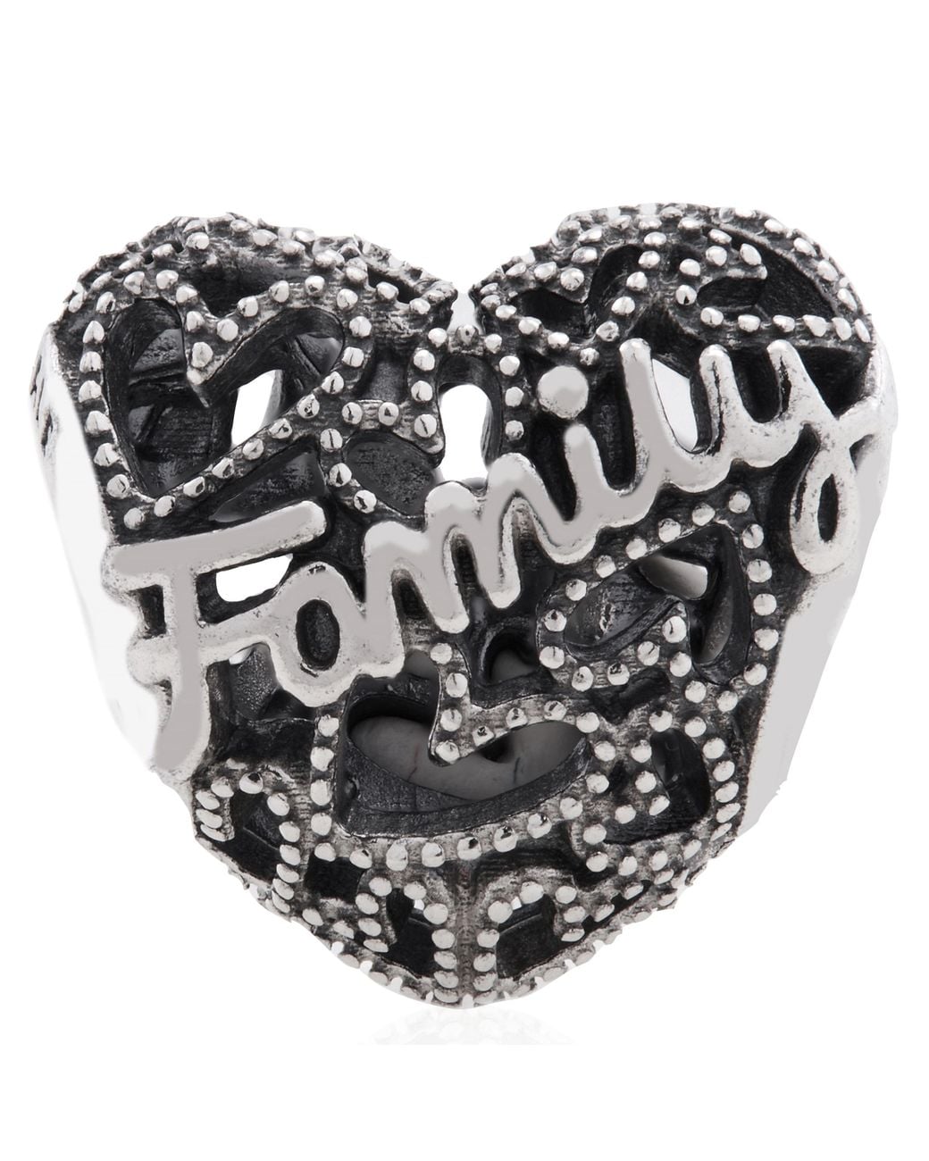 Pandora Metallic Heart Sterling Charm for men