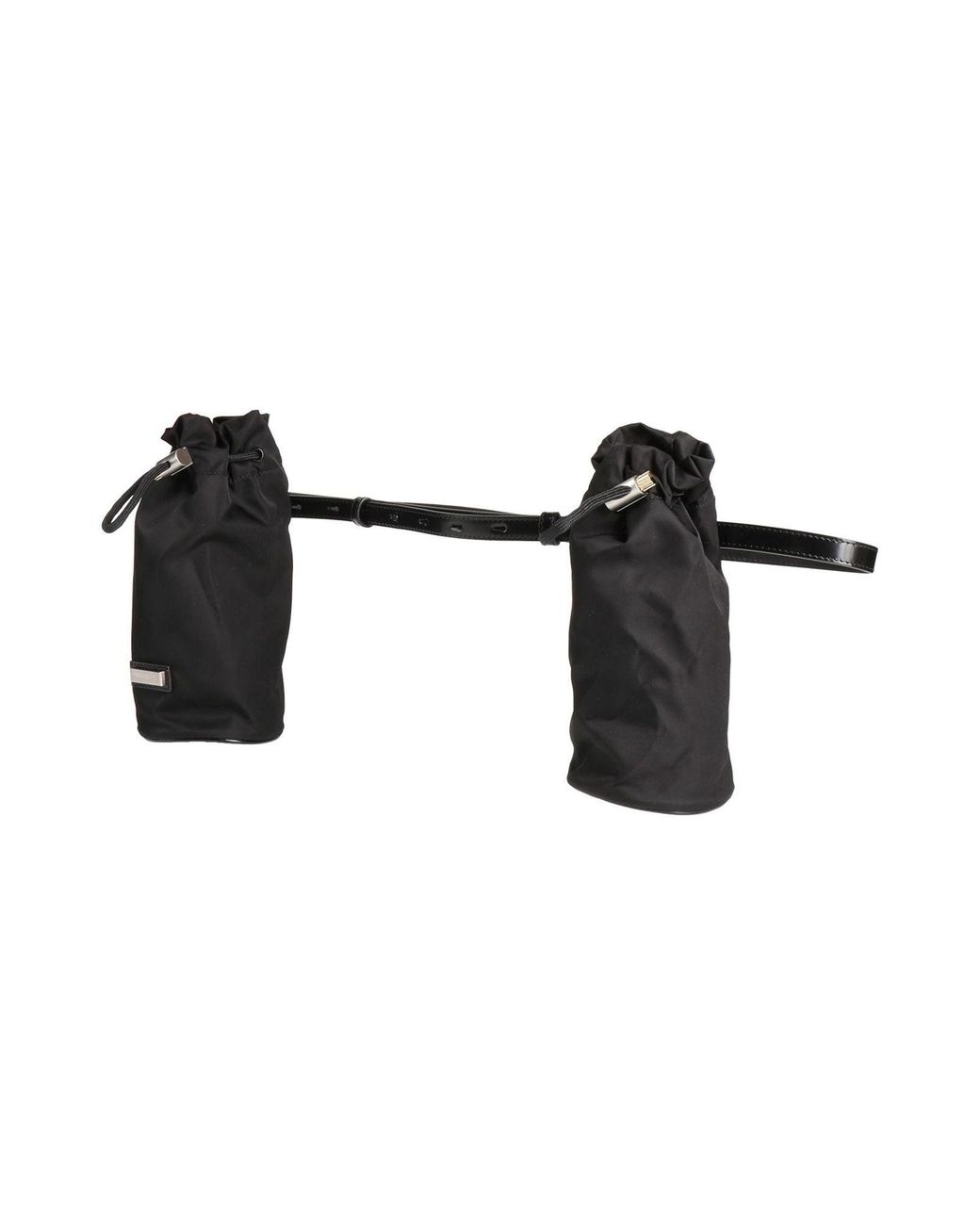 Ferragamo Black Double-Bottle Belt Bag for men