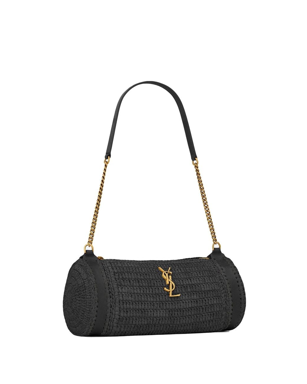 Saint Laurent White Saint Laurent Small Cassandre Cylindric Bag