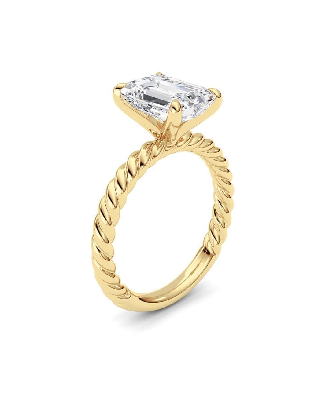 Mure And Co Metallic 3Ctw Radiant Lab Grown Diamond (F/Vs Ring for men