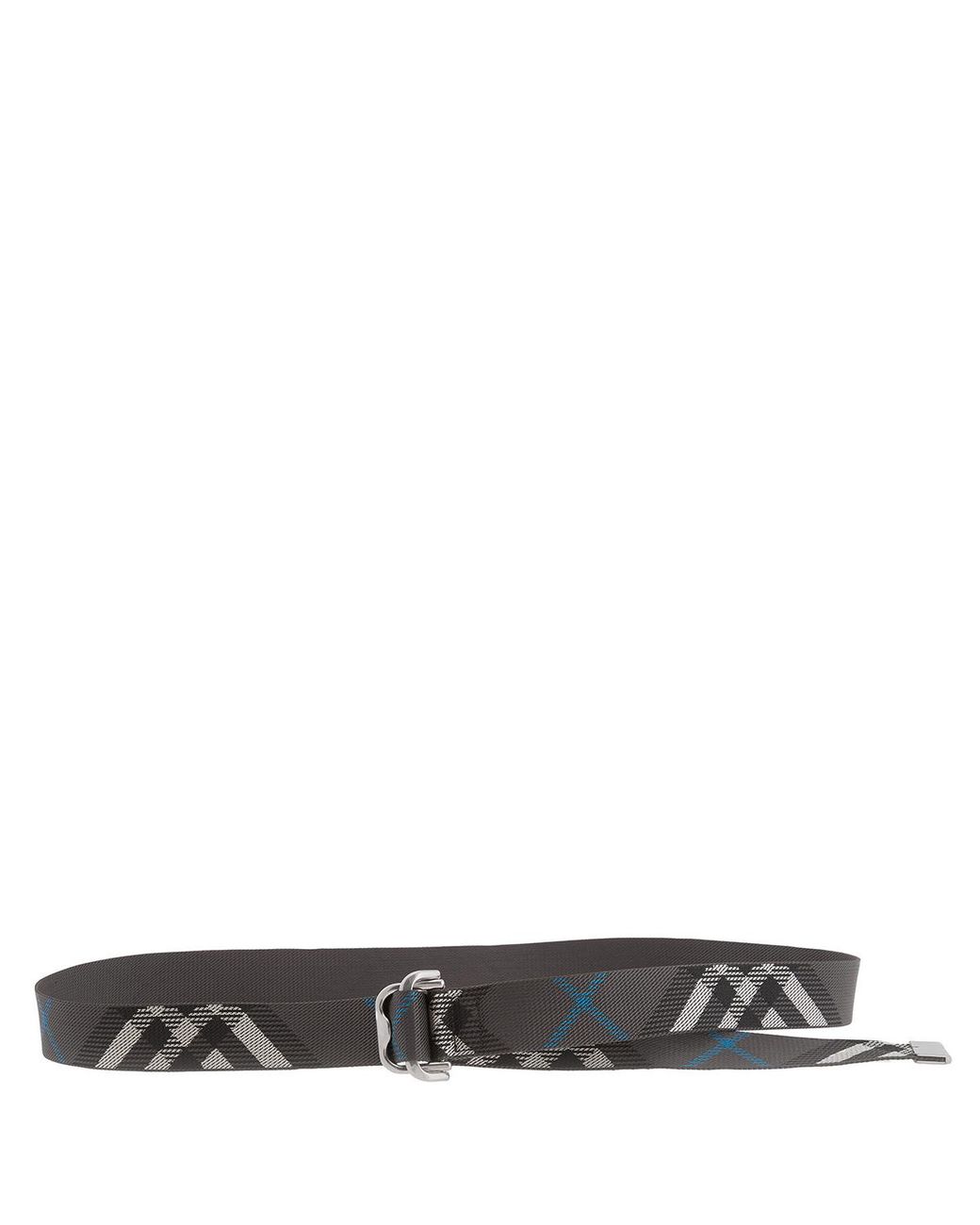 Burberry Black Check Webbing B-Buckle Belt for men