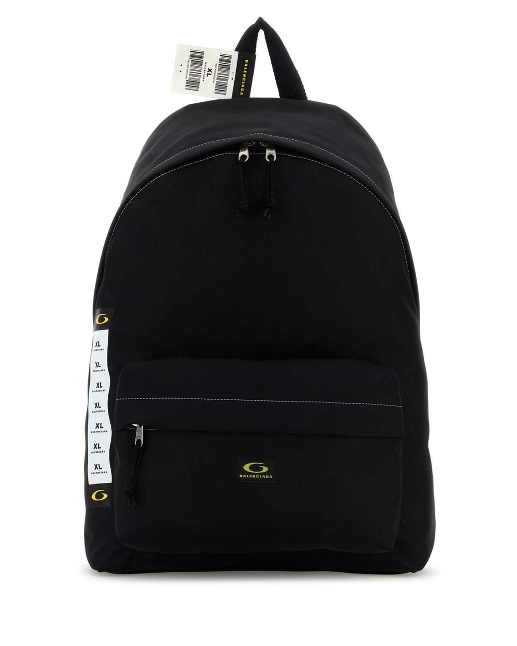 Balenciaga Black Canvas Explorer Backpack for men