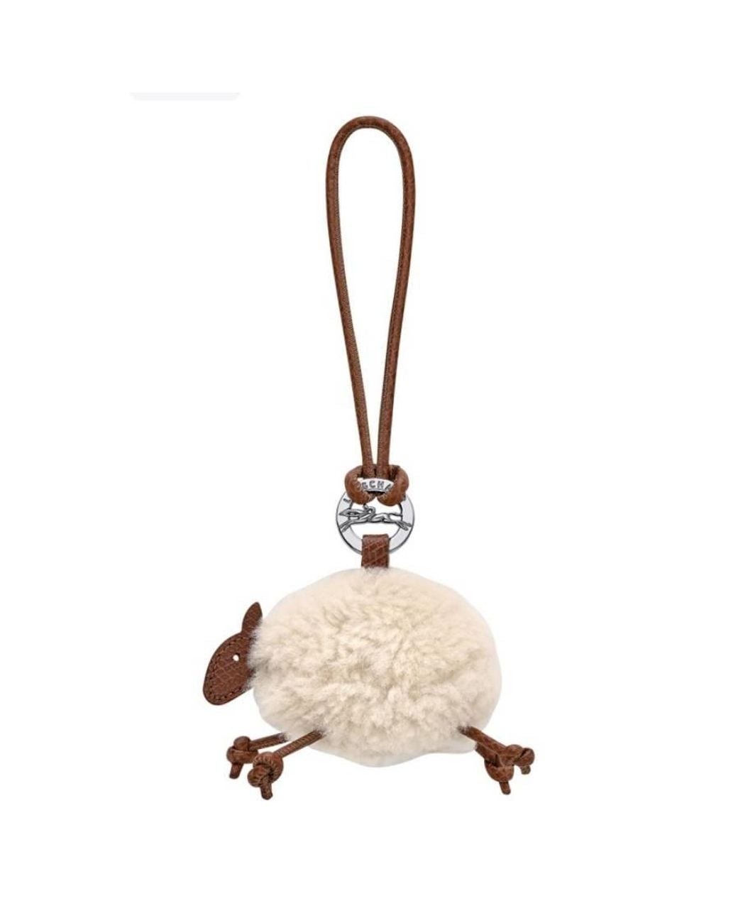 Longchamp Natural Ecru Le Pliage Xtra Key Ring for men
