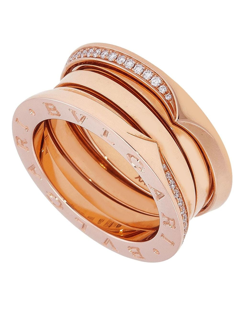 BVLGARI Multicolor B.Zero1 Ring for men