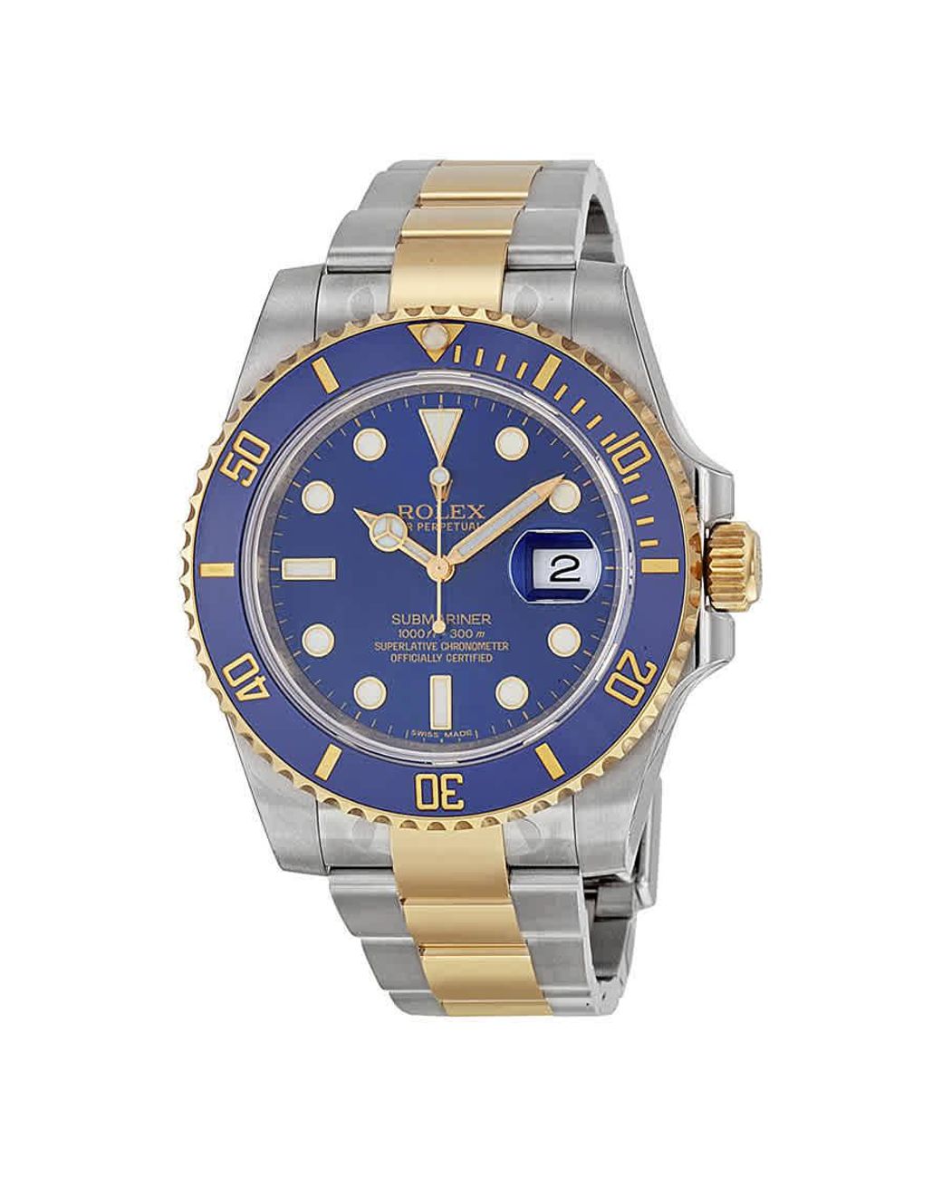 Rolex Submariner Blue Dial Stainless 