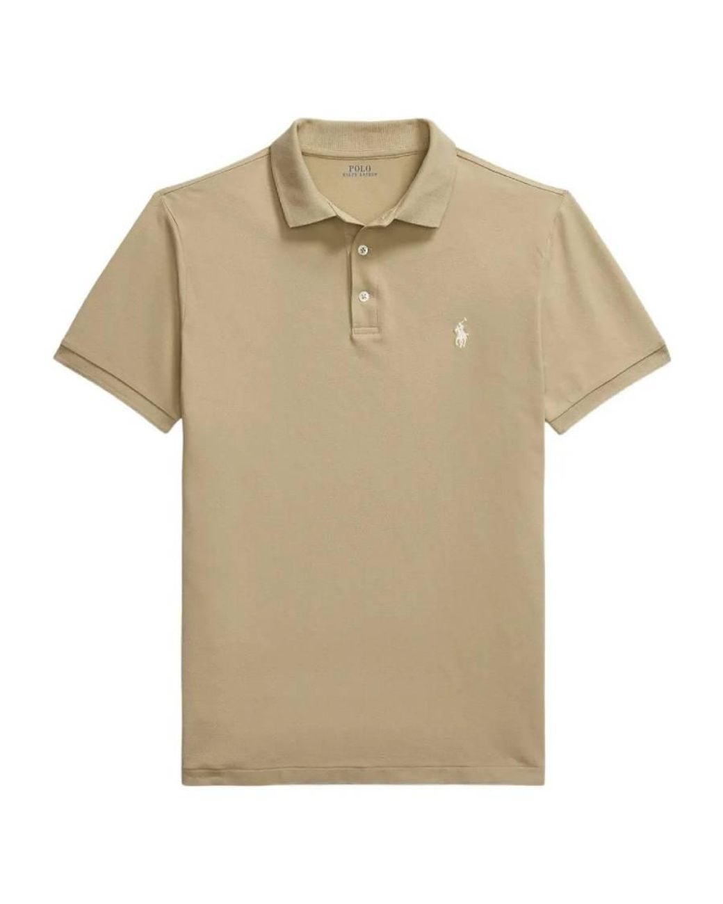 Polo Ralph Lauren Natural Cotton Mesh Polo Shirt for men