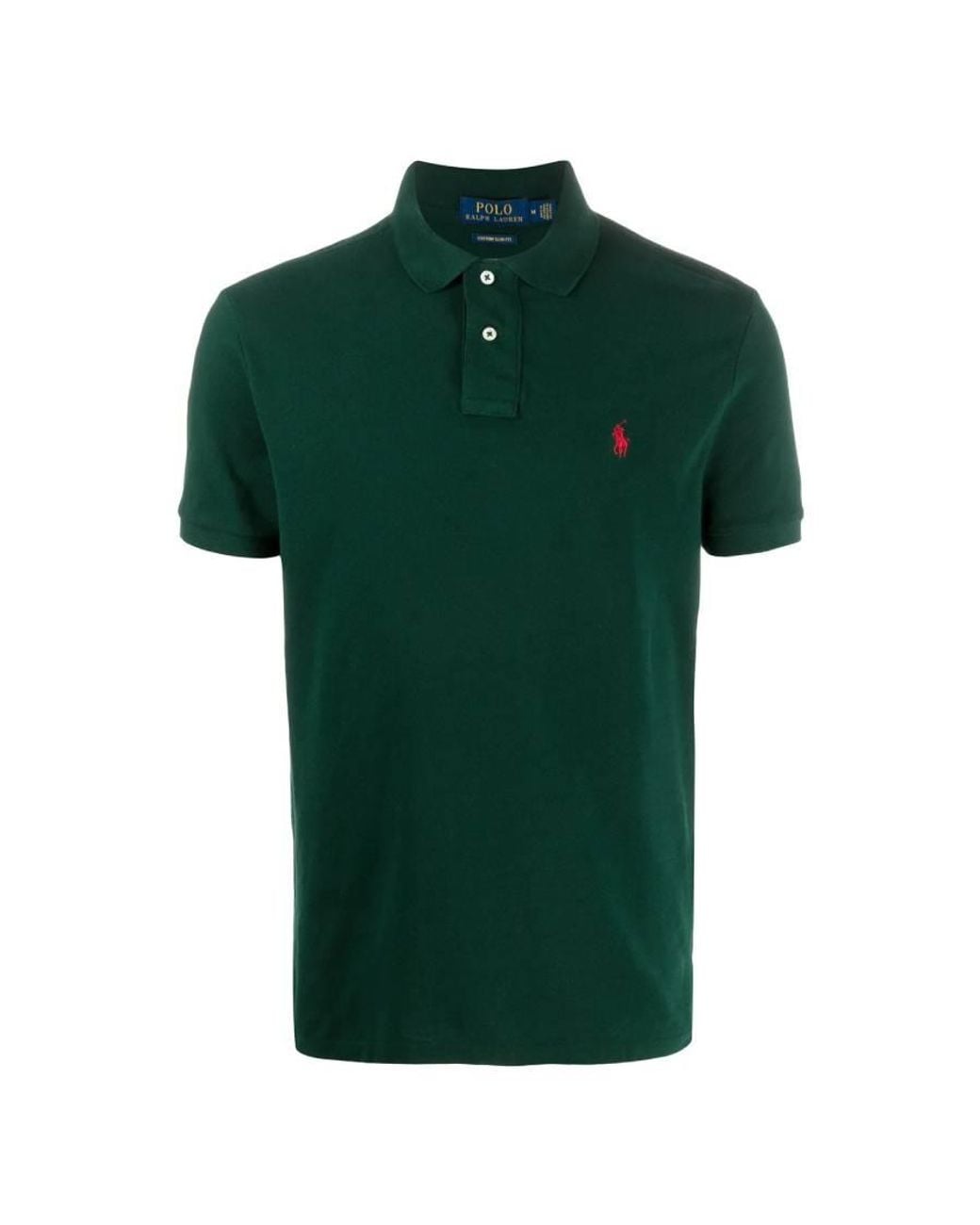 Polo Ralph Lauren Green Iconic Mesh Polo Shirt for men