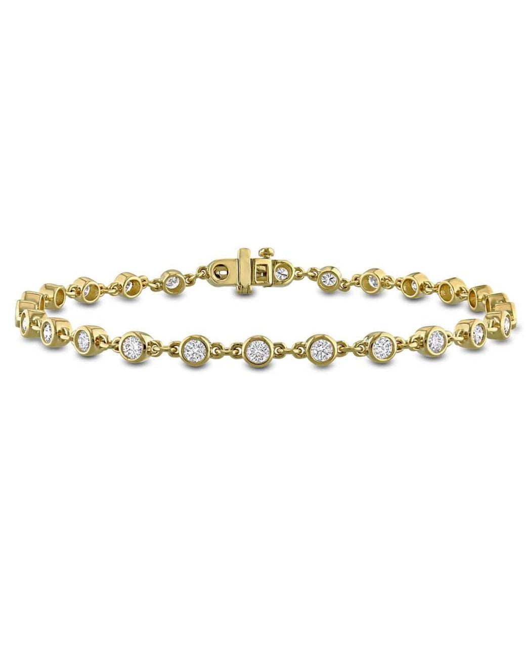 Created Forever Metallic 1 3/5Ct Tw Lab-Grown Diamond Tennis Bracelet for men