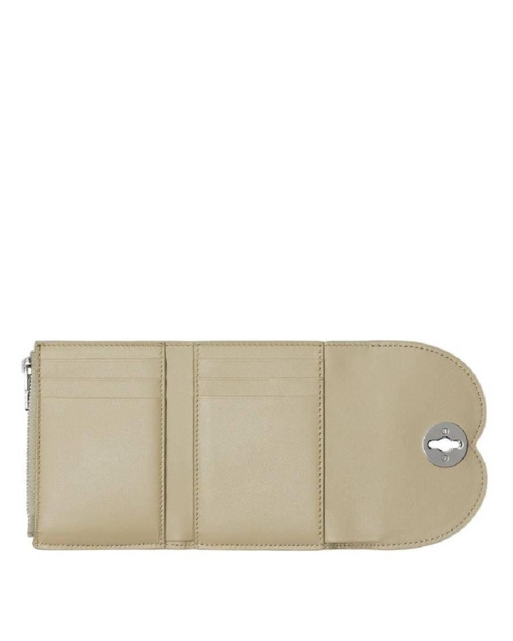 Burberry Metallic Embossed Equestrian Knight Chess Compact Wallet for men