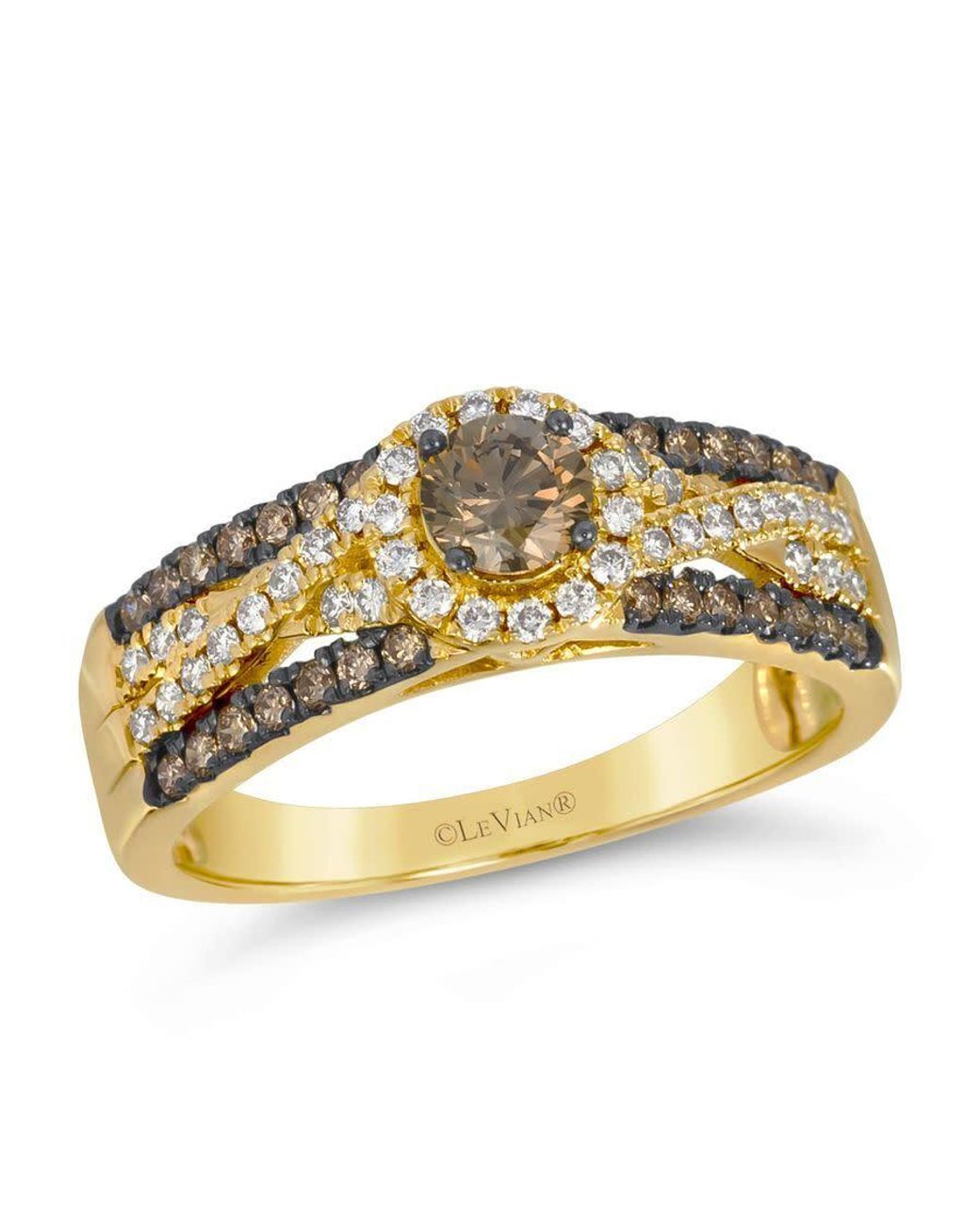 Le Vian Metallic Ladies Chocolate Diamonds Rings Set for men