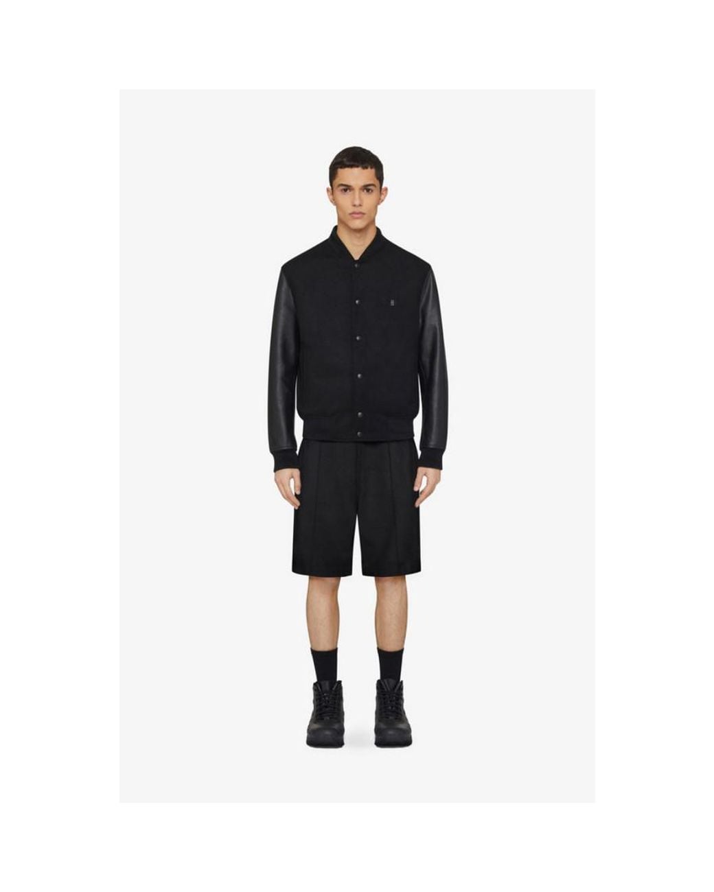 Givenchy Black Short Classic Sweatshorts for men