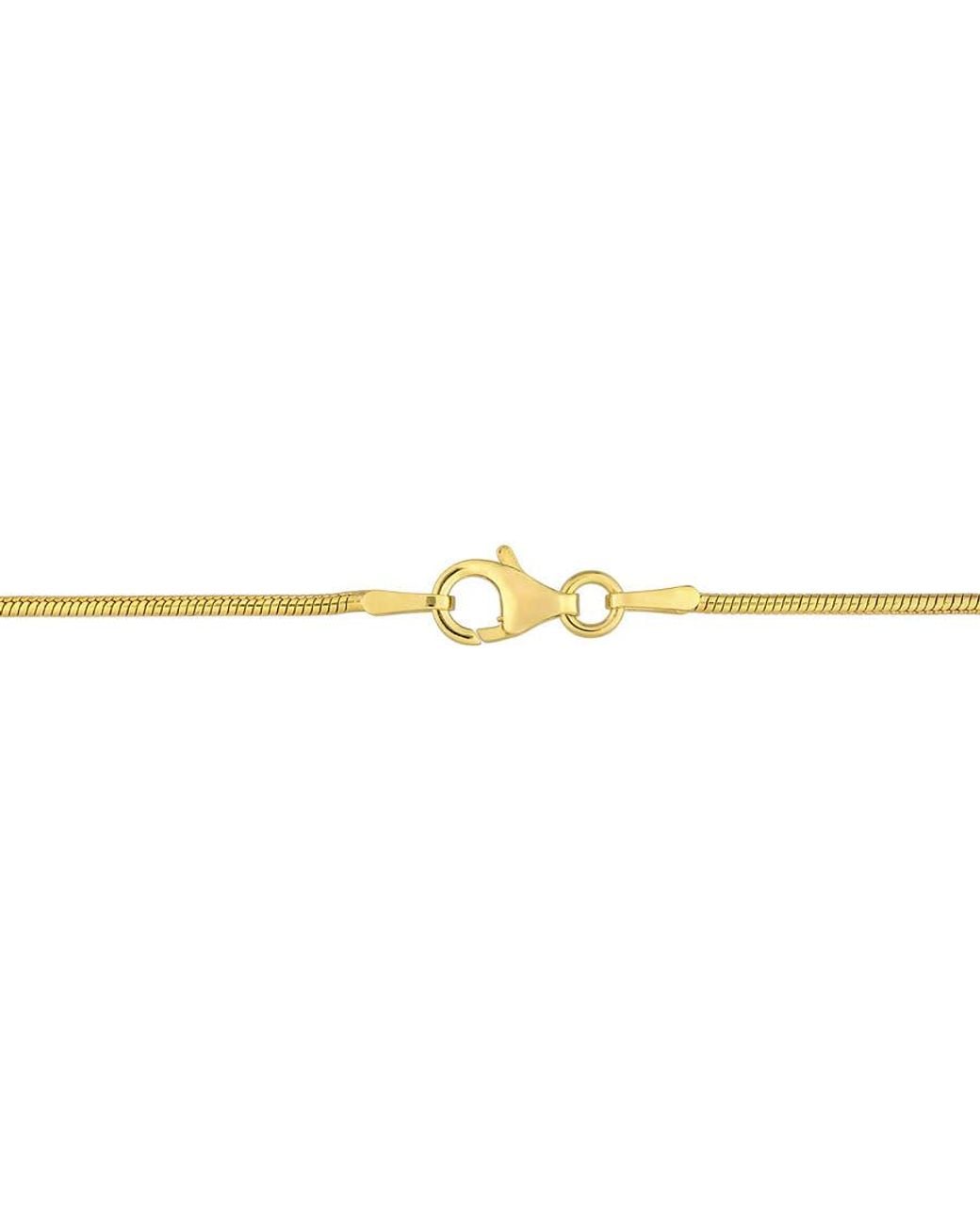 Amour Metallic 1.2Mm Snake Chain Necklace
