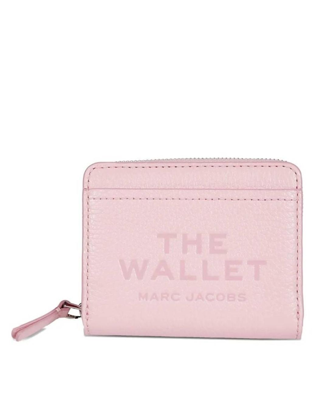 Marc Jacobs Pink The Leather Mini Compact Wallet for men