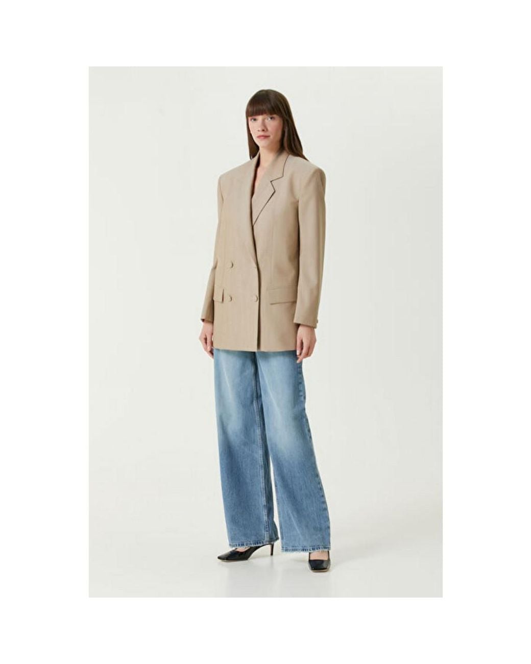 Givenchy Natural Notched Lapel Jacket, Brand Size 38 (Us for men