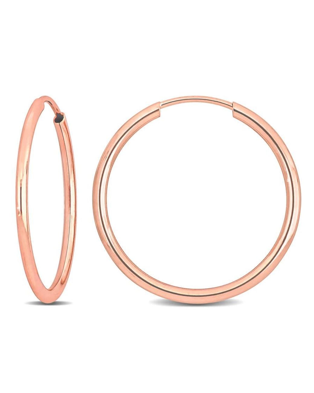 Amour Metallic 20Mm Hoop Earrings for men