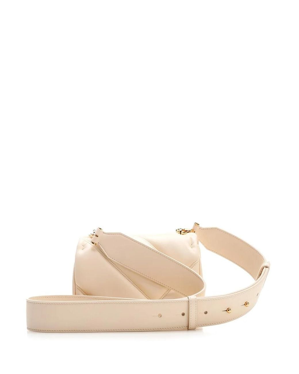 BVLGARI Natural Ivory Serpenti Cabochon Mini Crossbody Bag