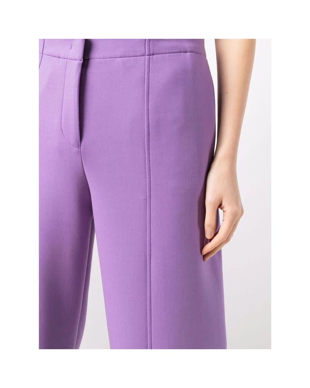 Ferragamo Purple Trousers