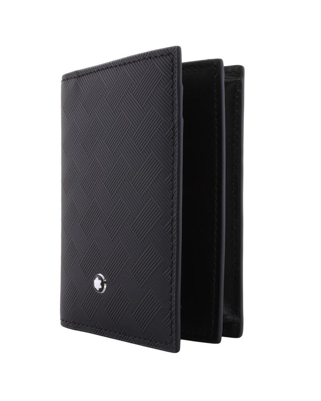 Montblanc Black Extreme 3.0 Embossed Leather Card Holder
