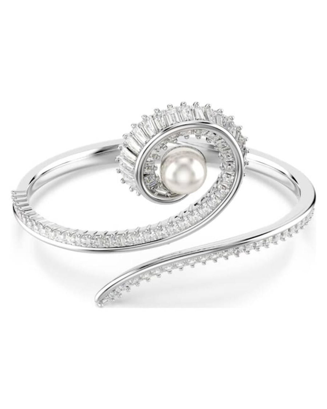 Swarovski Metallic Ariana Grande X Crystal Pearl Bangle