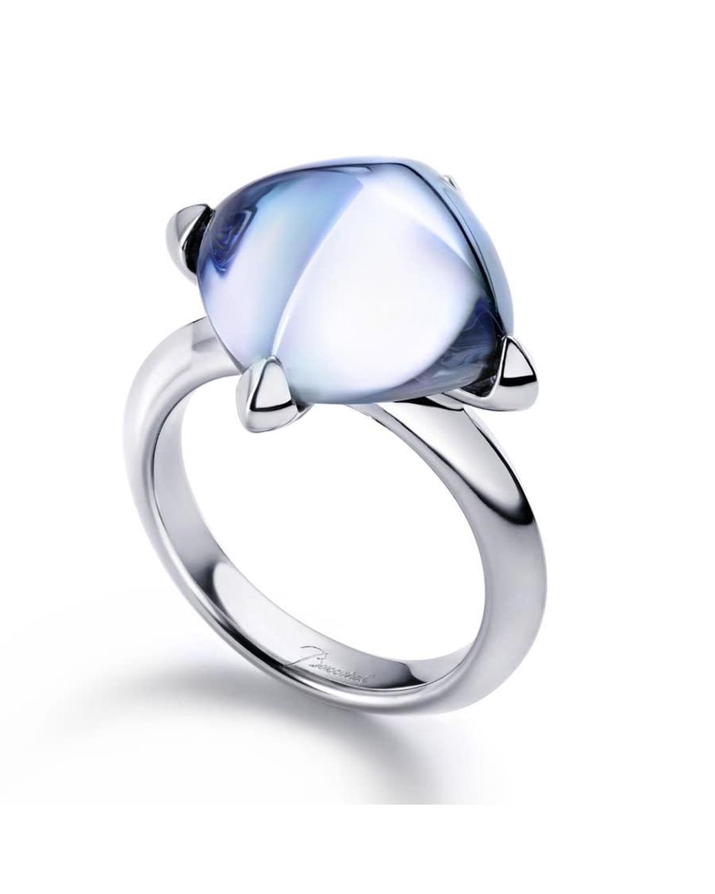 Baccarat Blue Medicis Sterling, Crystal Ring 2612721 for men