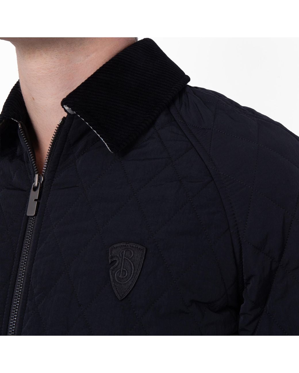 Burberry Black Quilted Water-Repellent Nylon Jacket for men