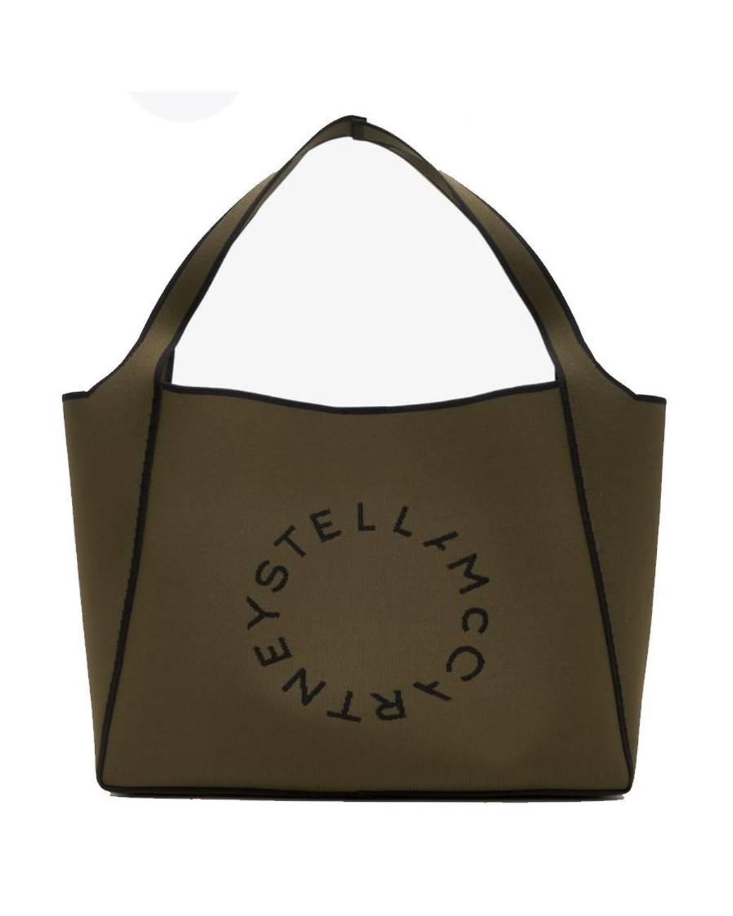Stella McCartney Green Logo Square Tote Bag for men