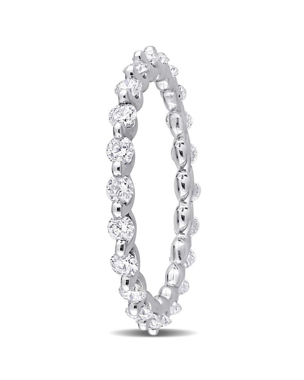 Amour Metallic 1 Ct Tw Diamond Eternity Band for men