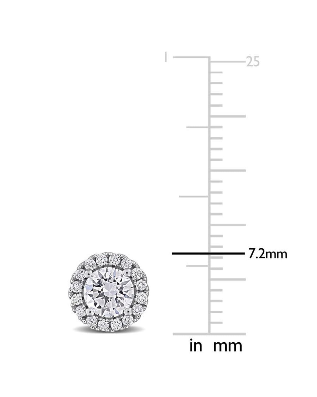 Created Forever Metallic 2 Ct Lab Grown Diamond Tw Fashion Post Earrings for men