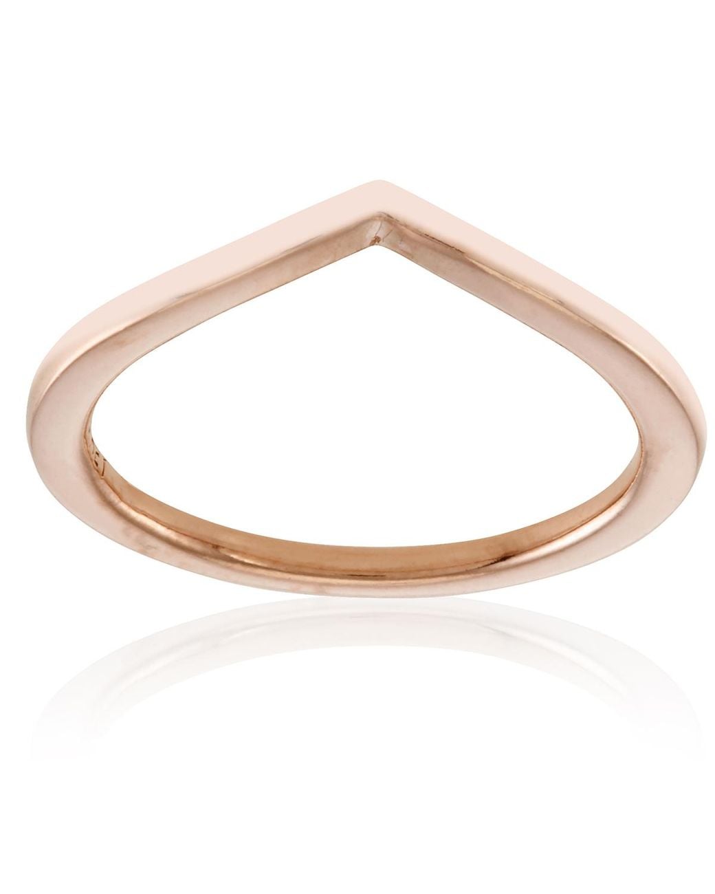 Pandora Metallic Ladies Polished Wishbone Ring 7 Us for men