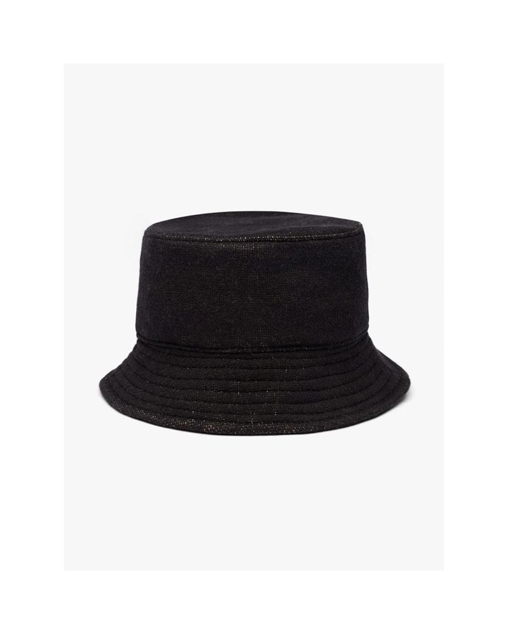Rhude Black Script Bucket Hat for men