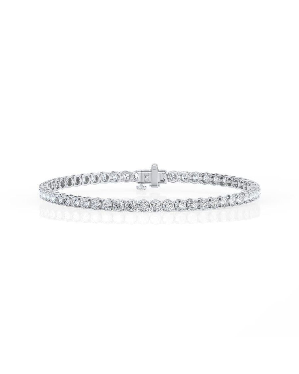 Brilliant Diamond White 8 Ctw Lab Grown Diamond Tennis Bracelet For for men