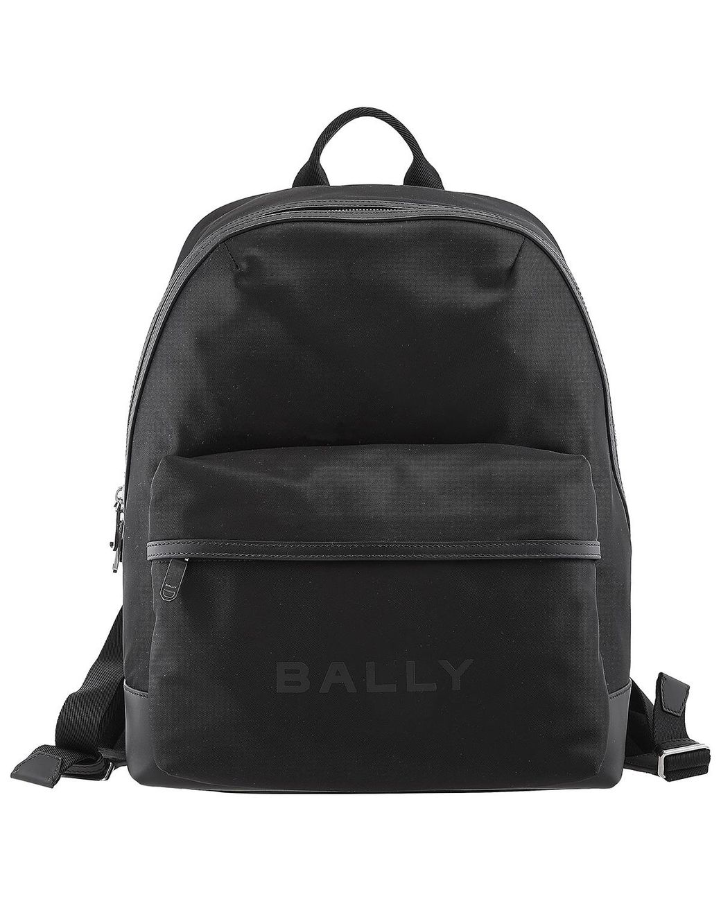 Bally Black Treck Fabric-Leather Backpack for men