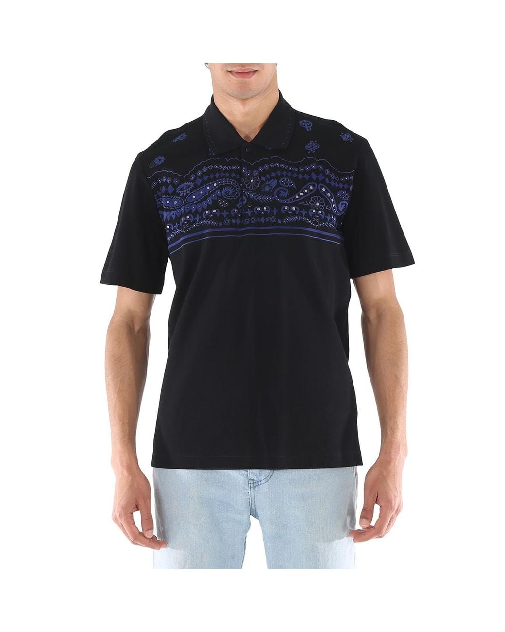 Roberto Cavalli Black Regular Fit Polo Shirt for men