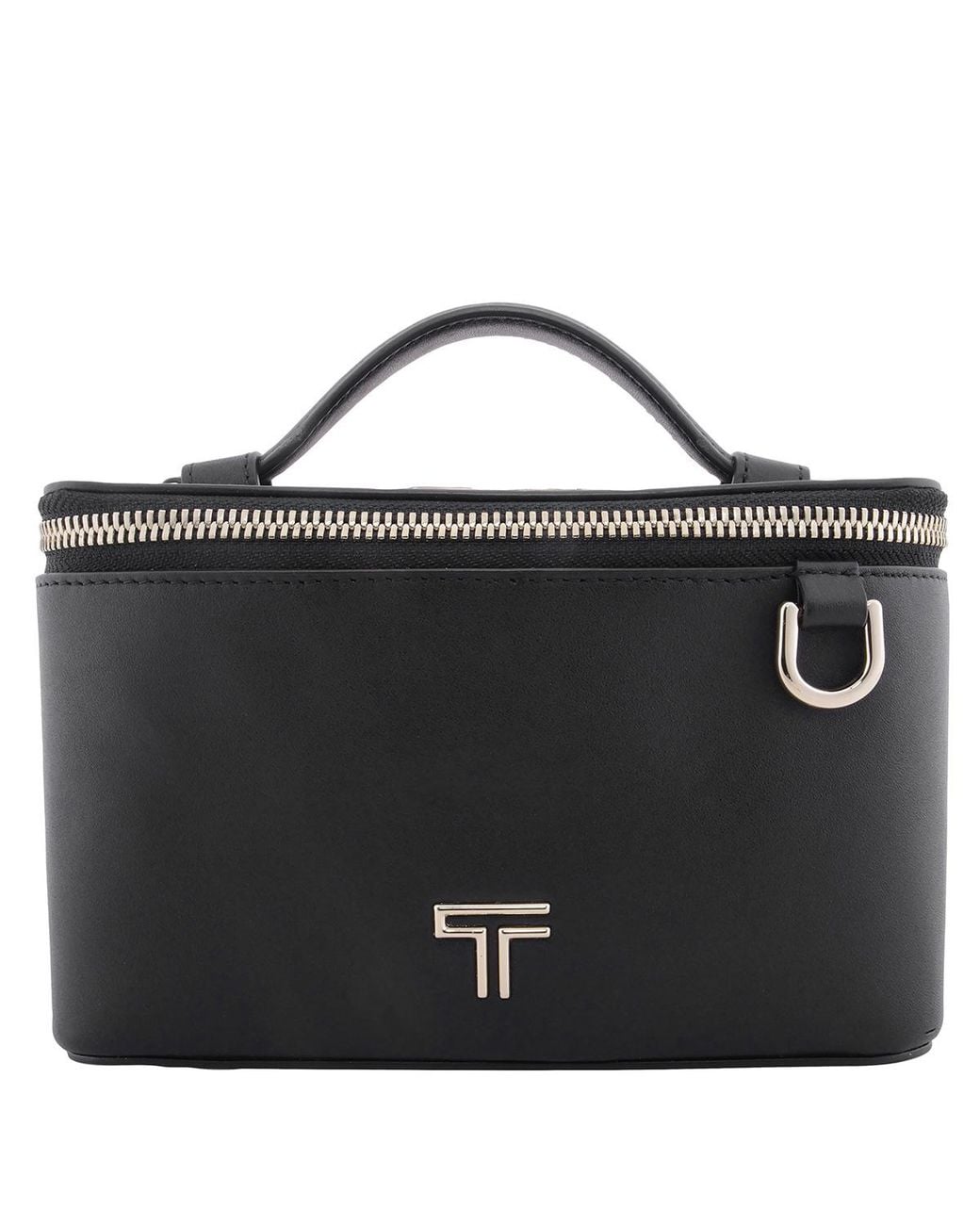 Tumi Black Voyageur Lex Small Train Case Crossbody