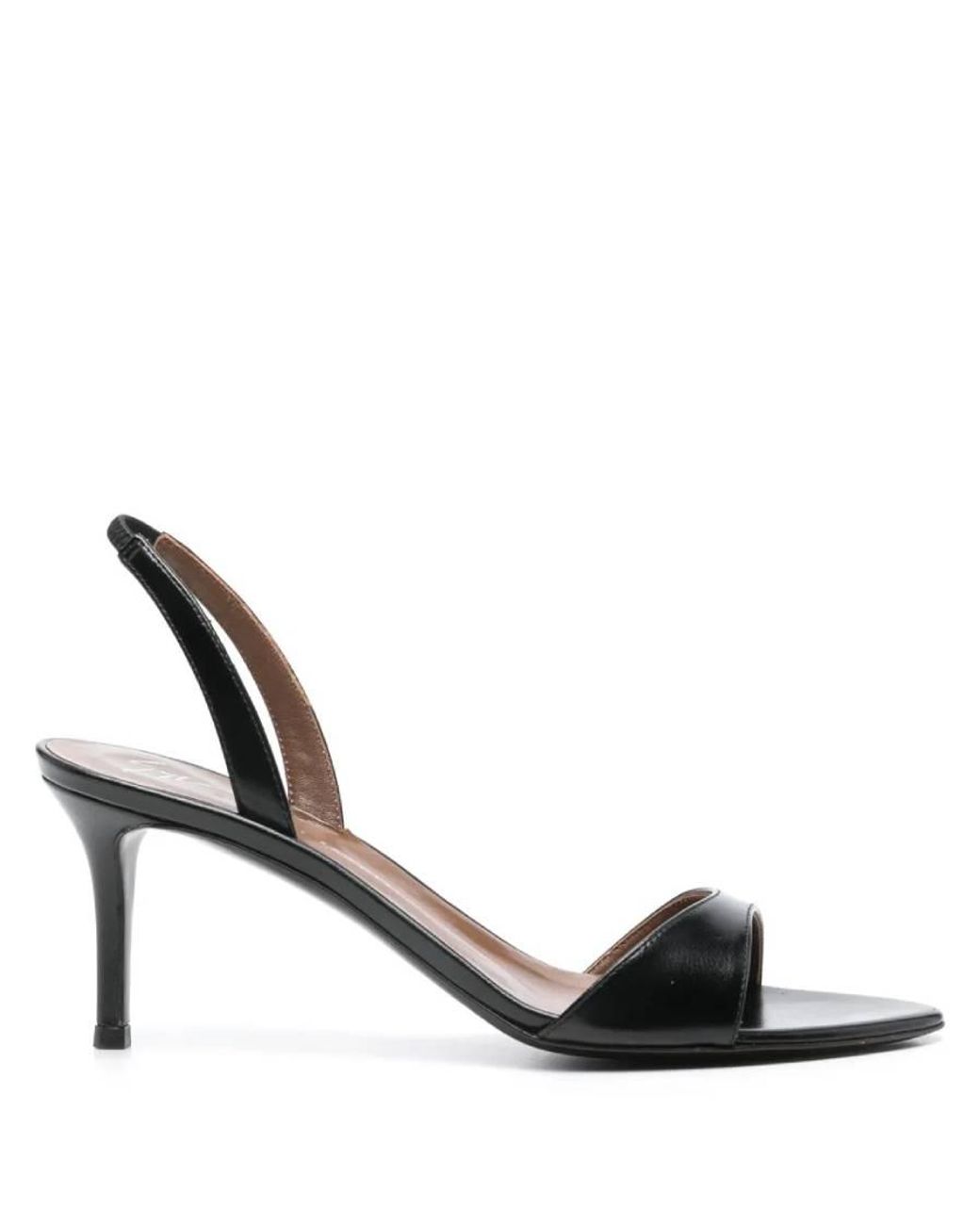Giuseppe Zanotti Black Lilibeth Slingback Leather Sandals