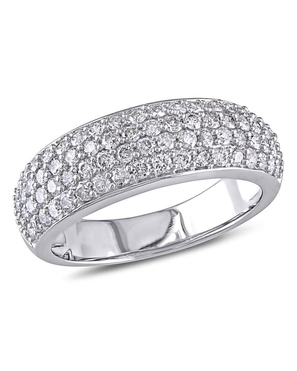 Amour Metallic 1 Ct Tw Diamond Dome Eternity Ring for men