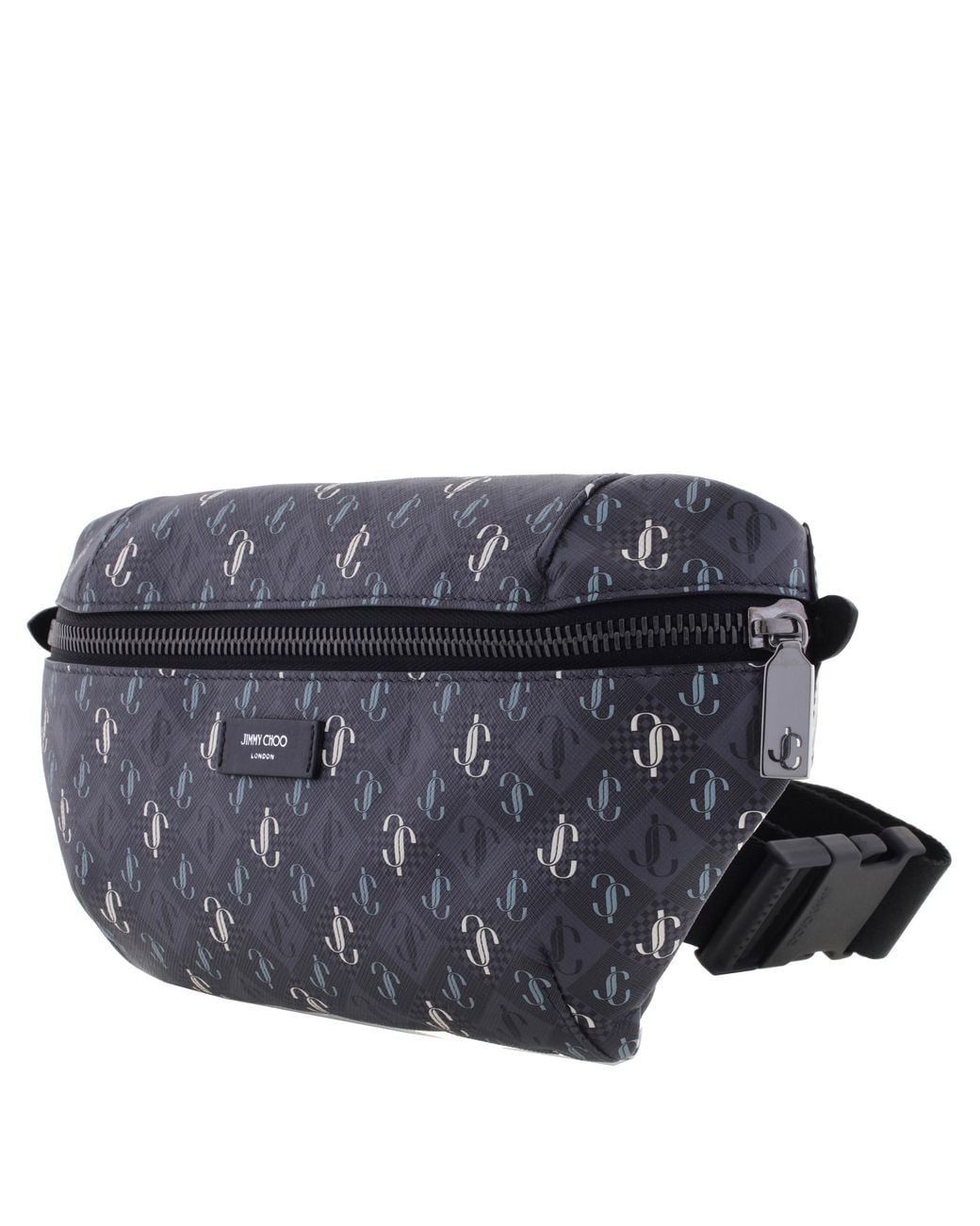 Jimmy Choo Blue Finsley Jc Print Belt Bag for men