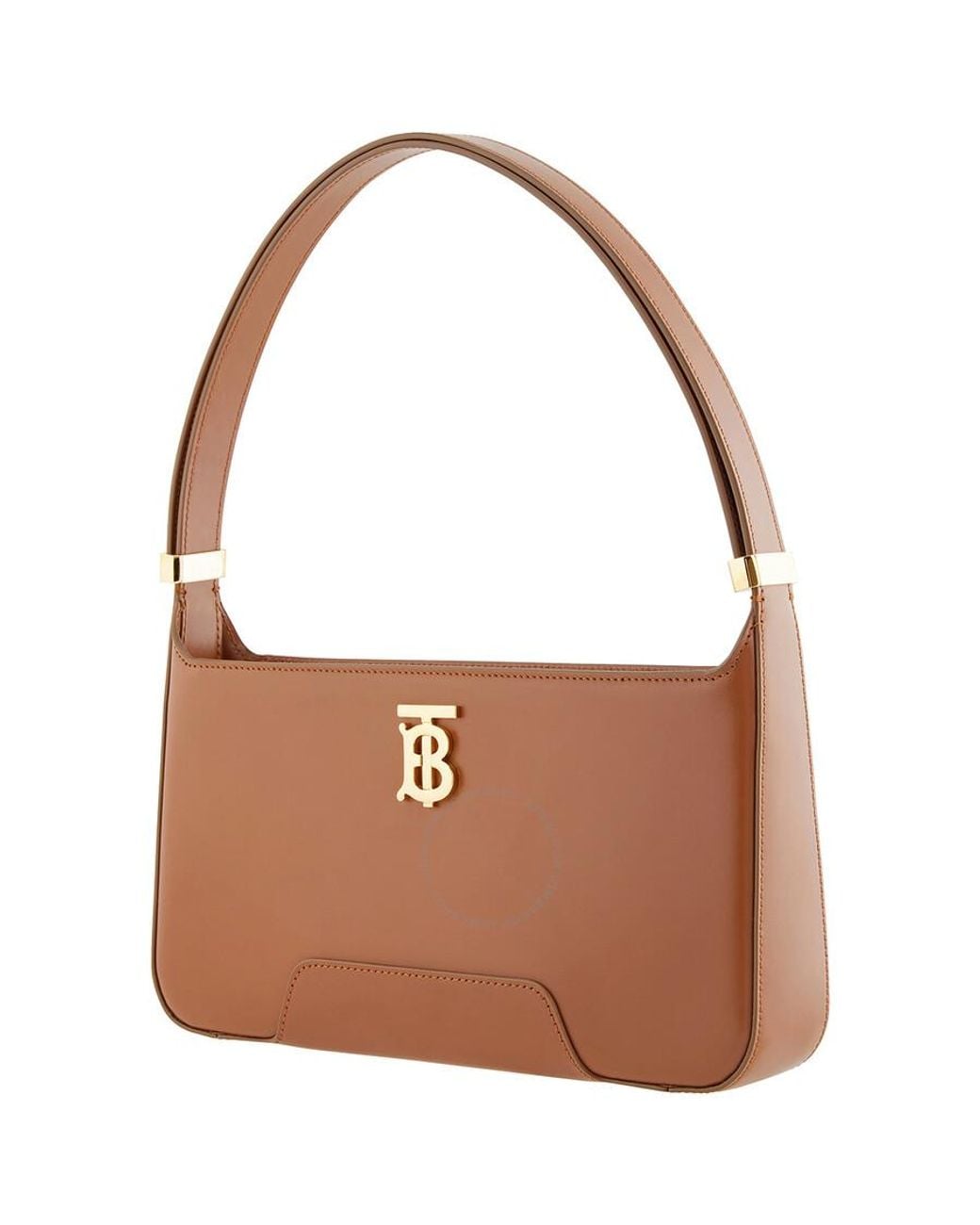 Burberry Leather Tb Shoulder Bag in Brown | Lyst UK