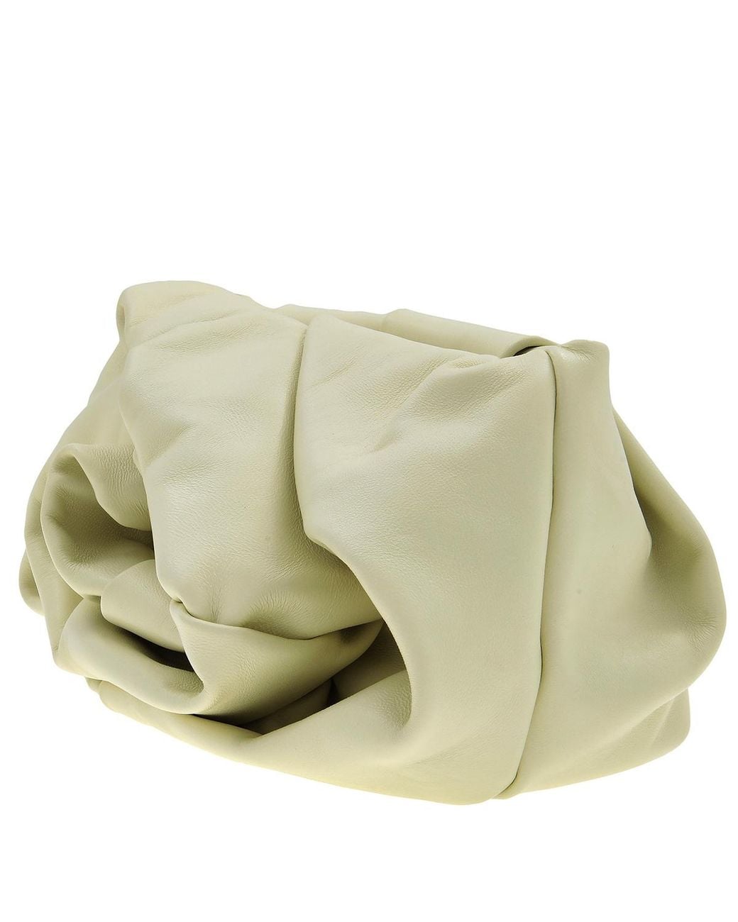 Burberry Metallic Faux Flower Detailing Clutch Bag