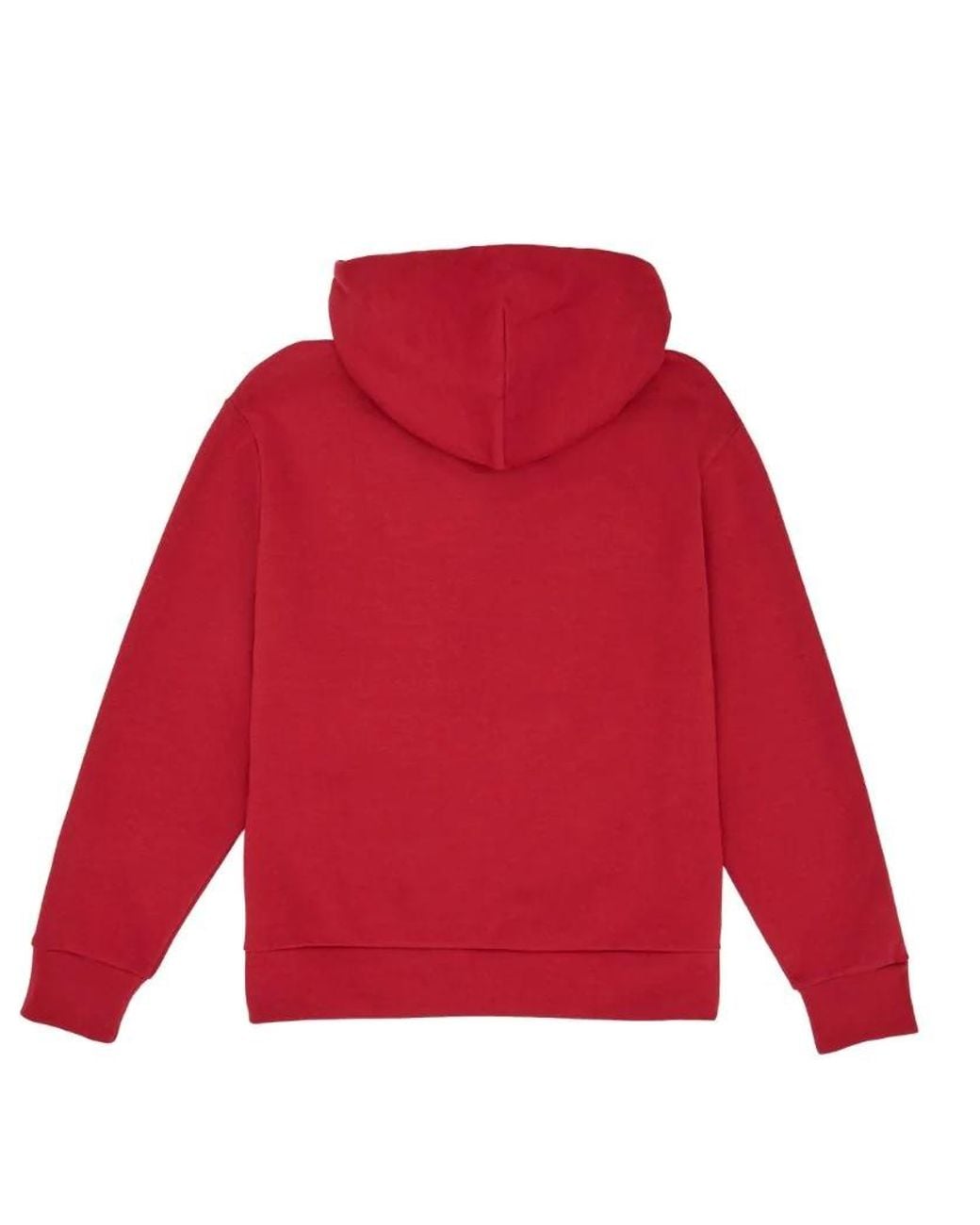 Roberto Cavalli Red Carmine Stud Embellished Mirror Snake Cotton Jersey Hoodie for men