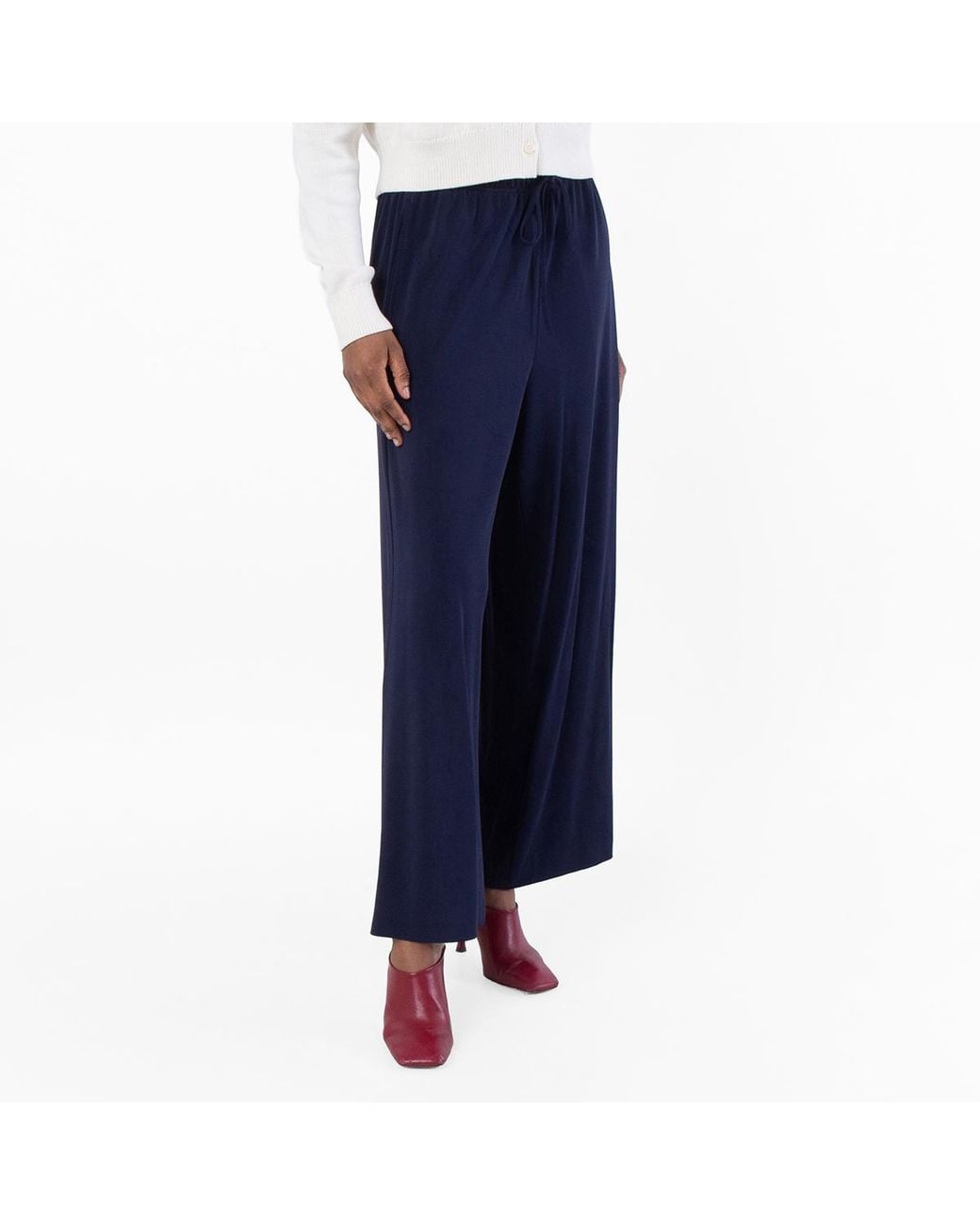Polo Ralph Lauren Blue High-Rise Drawstring Pants