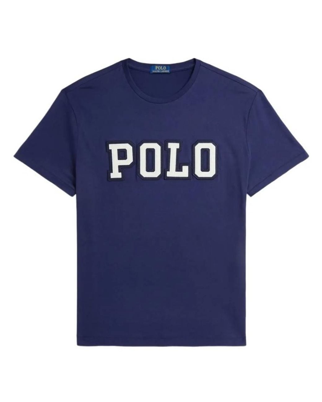 Polo Ralph Lauren Blue Classic Fit Logo Jersey T-Shirt for men
