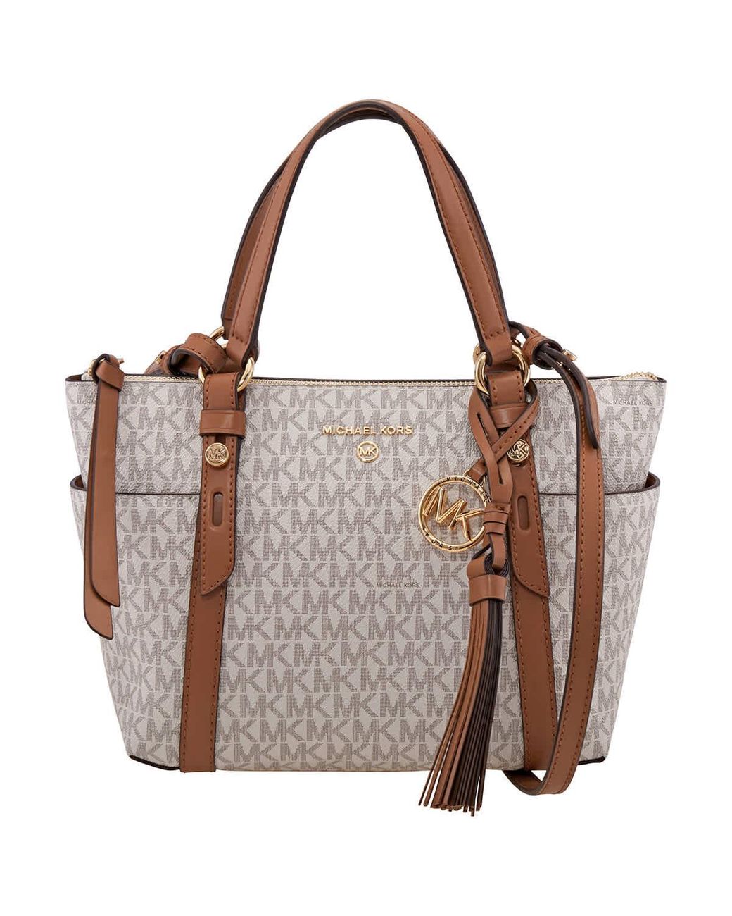 MK top top zip tote