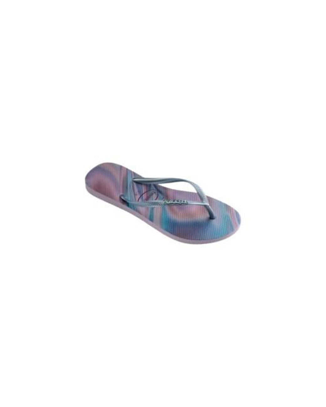 Havaianas Blue Slim Iridescent Flip-Flops