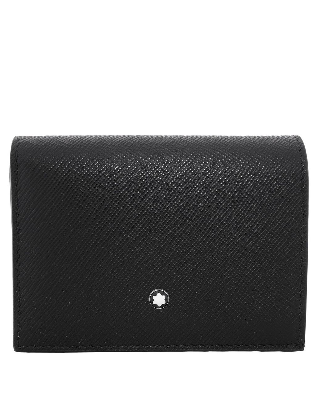 Montblanc Black Sartorial Nano Continental Leather Wallet for men