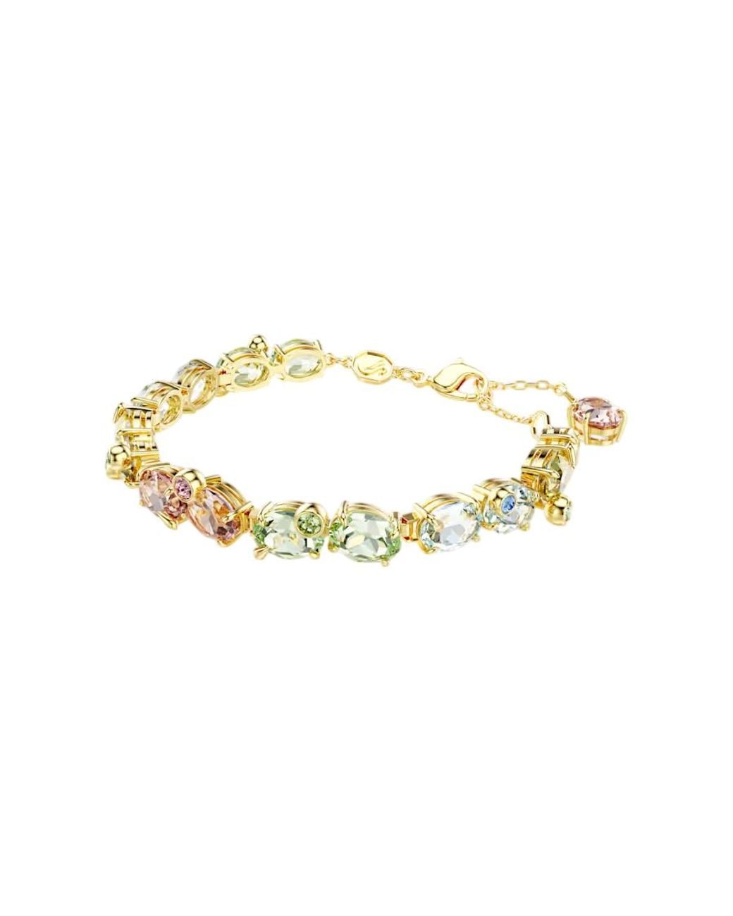Swarovski Metallic Gema Tennis Bracelet, Size Medium for men