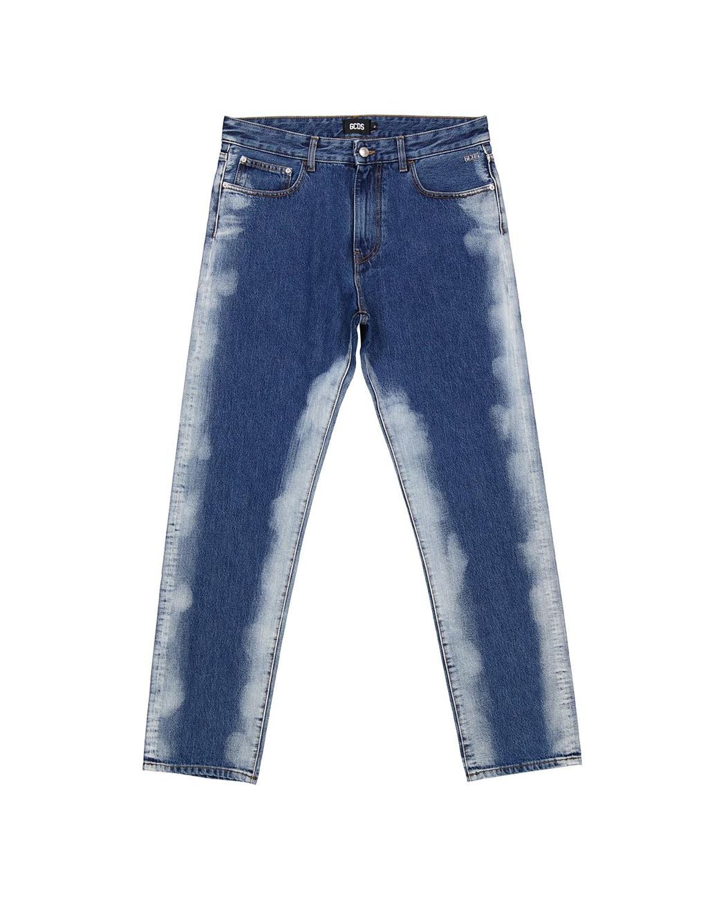 Gcds Blue Gcdc Denim Straight Jeans for men