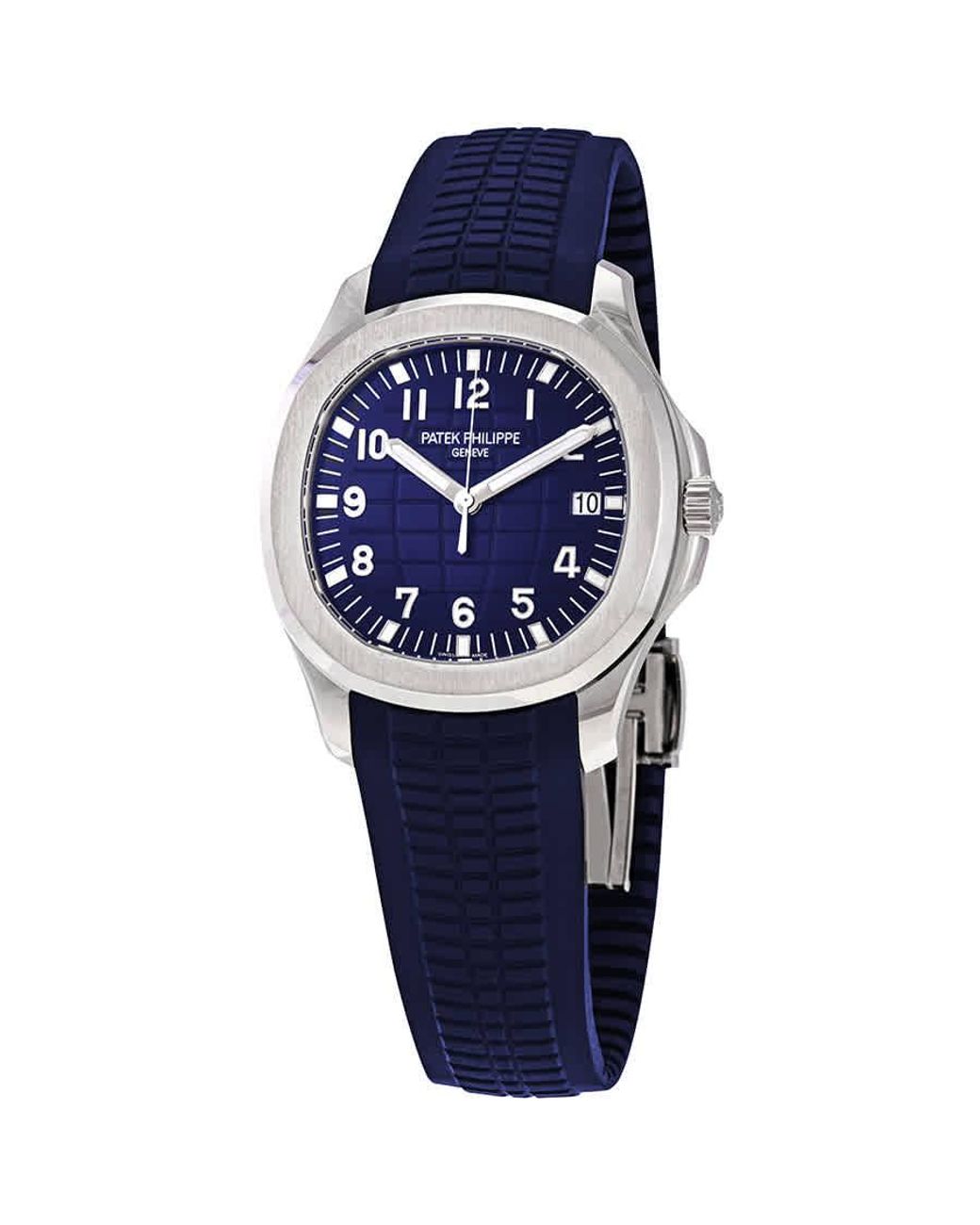 Patek Philippe Aquanaut Automatic Blue Dial Watch -001 for Men | Lyst Canada